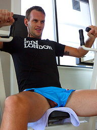 Gym work out with Aussie Zac Frevo